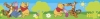 Bordura perete Pooh picnic Deco