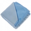 Patura dubla fleece/bumbac Esential Bebe Bleu